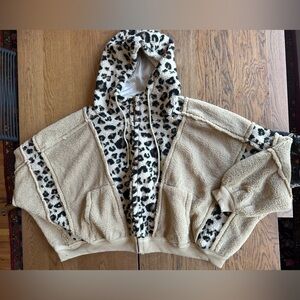NWT! Leopard Print Bomber Jacket LovLov brand